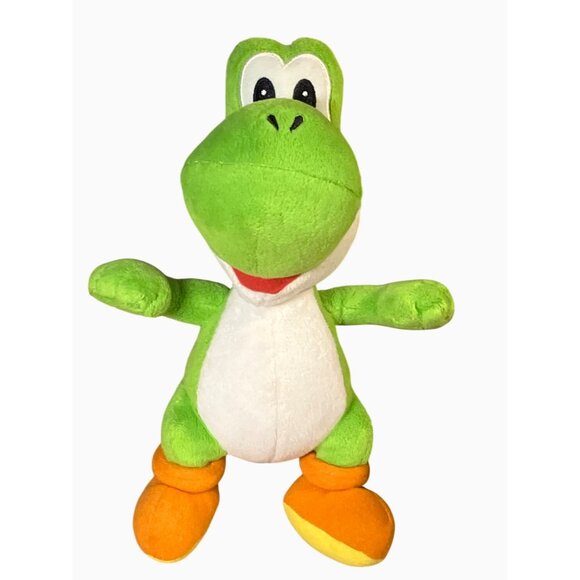 Super Mario Yoshi Plush Toy 9 inch By Jakks Pacific - Picture 1 of 15